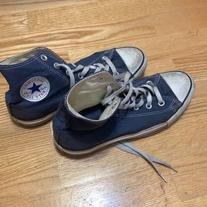 blue high top converse